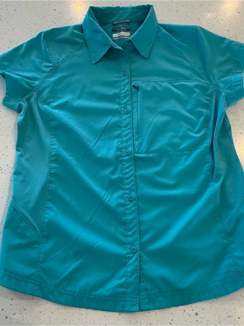 XL Columbia UPF Sun Protection Shirt Women's Vented Outdoors Fishing Hiking Shor